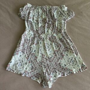Mudd Patterned Romper